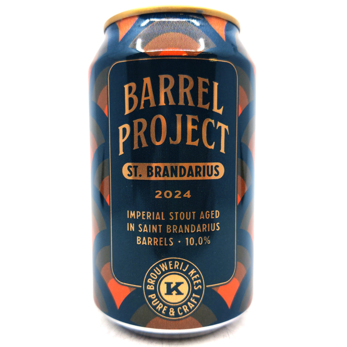 Kees Barrel Project 2024 St Brandarius Imperial Stout 10% (330ml can)-Hop Burns & Black