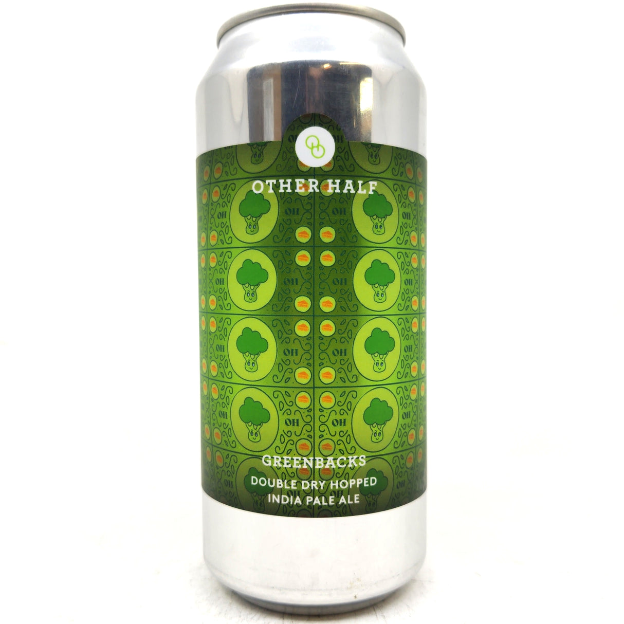 Other Half Greenbacks IPA 6.8% (473ml can)-Hop Burns & Black