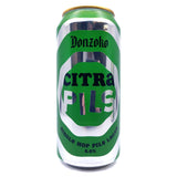 Donzoko Citra Pils Lager 5% (500ml can)-Hop Burns & Black