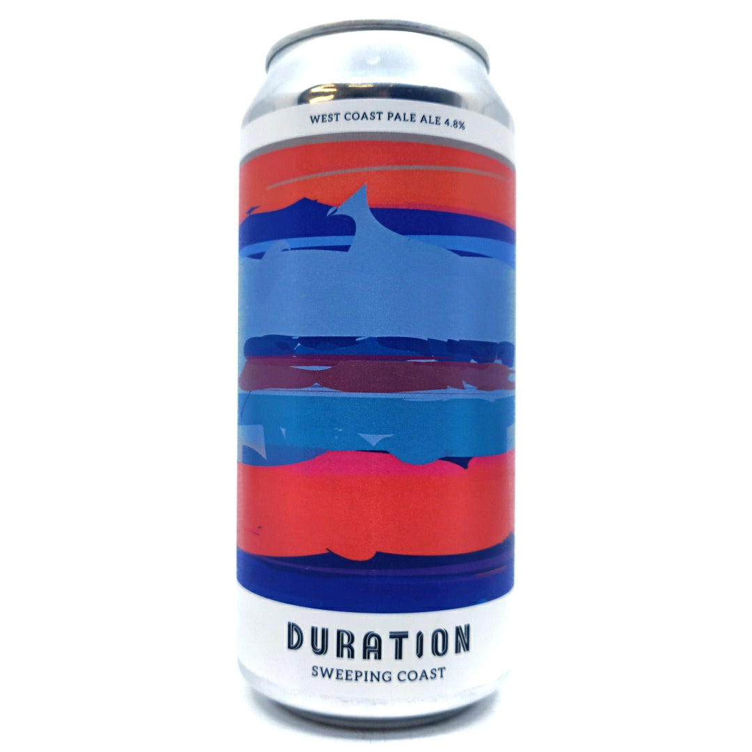 Duration Sweeping Coasts West Coast Pale Ale 4.8% (440ml can)-Hop Burns & Black