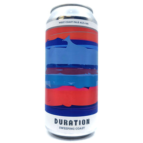 Duration Sweeping Coasts West Coast Pale Ale 4.8% (440ml can)-Hop Burns & Black