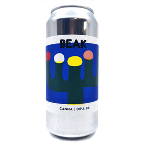 Beak Brewery Canna Double IPA 8% (440ml can)-Hop Burns & Black