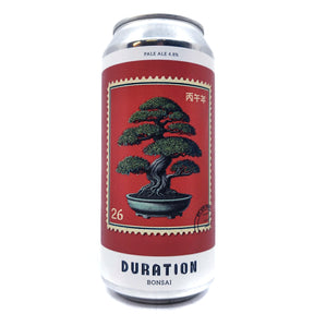 Duration Bonsai 2026 Pale Ale 4.8% (440ml can)-Hop Burns & Black