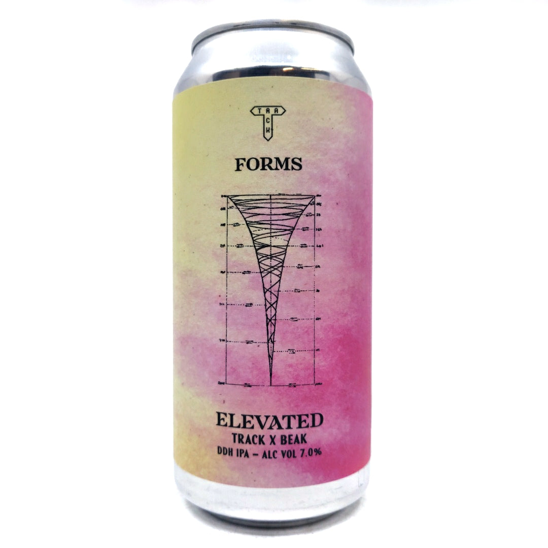 Track x Beak Elevated IPA 7% (440ml can)-Hop Burns & Black