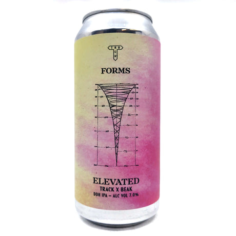 Track x Beak Elevated IPA 7% (440ml can)-Hop Burns & Black