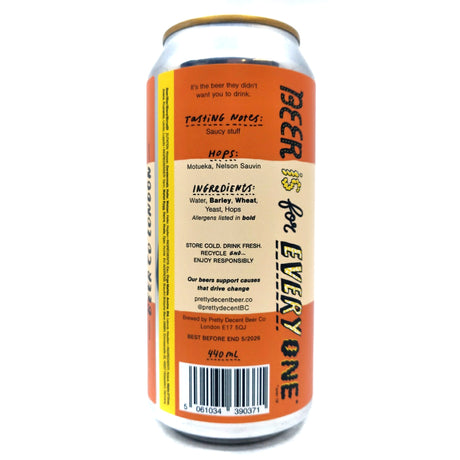 Pretty Decent Lady Chatterley's Westie West Coast IPA 5.8% (440ml can)-Hop Burns & Black