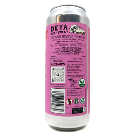 DEYA x Finback I Got You 2026 Double IPA 8% (500ml can)