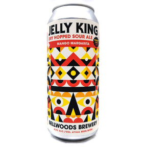 Bellwoods Jelly King Mango Margarita Dry Hopped Sour Ale 4.5% (473ml can)-Hop Burns & Black