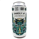 Electric Bear x Below Brew Co Unruly AF Alcohol Free Pale 0.5% (440ml can)-Hop Burns & Black