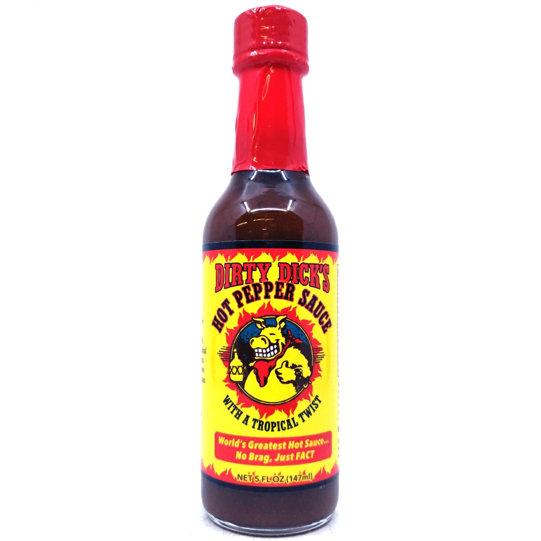 Dirty Dick's Hot Pepper With A Tropical Twist Sauce (148ml)-Hop Burns & Black