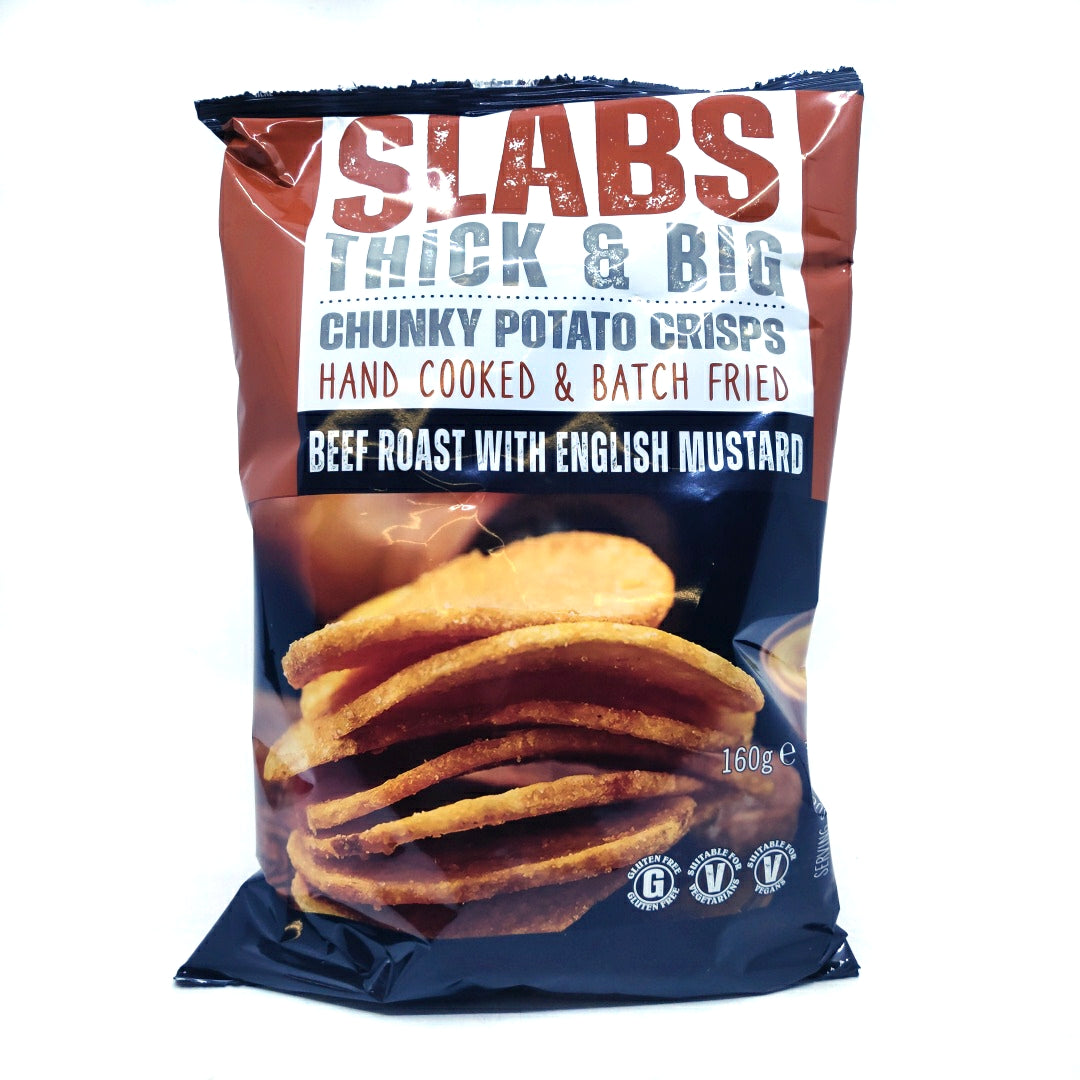 Slabs Beef Roast with English Mustard Chunky Potato Crisps (160g)