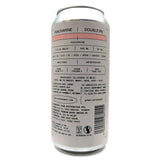 Two Flints Dripping In Peacherine Double IPA 8% (440ml can)-Hop Burns & Black
