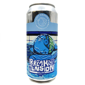 Left Handed Giant Break the Tension Hazy IPA 6.5% (440ml can)-Hop Burns & Black