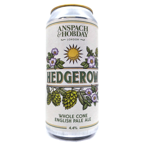 Anspach & Hobday Hedgerow English Pale Ale 4.4% (440ml can)-Hop Burns & Black