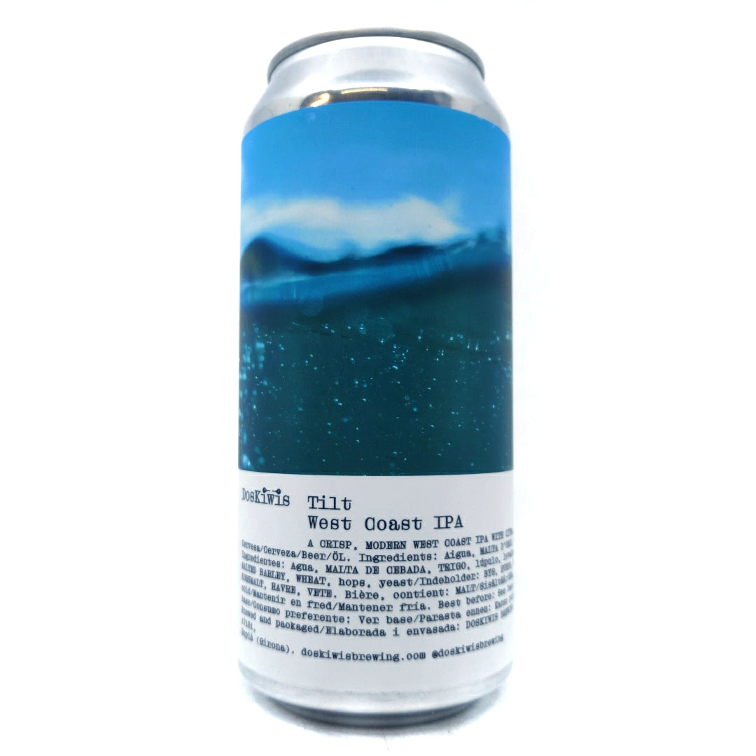 Doskiwis Tilt West Coast IPA 7.1% (440ml can)-Hop Burns & Black