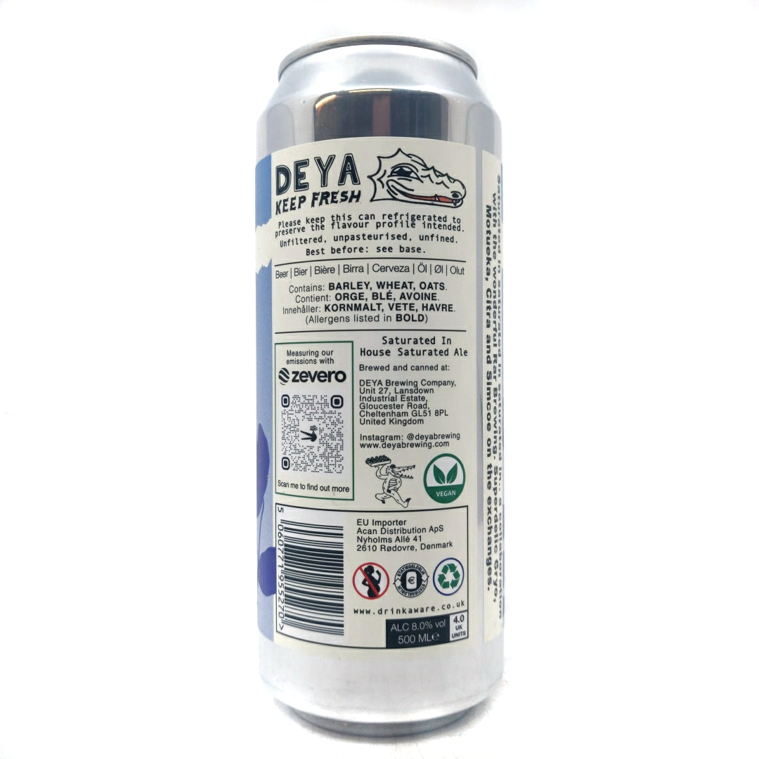 DEYA x Rar Brewing Saturated in House Saturated Ale Double IPA 8% (500ml can)