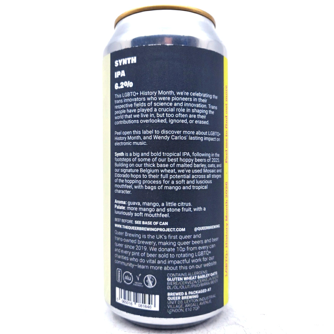 Queer Brewing Synth IPA 6.2% (440ml can)