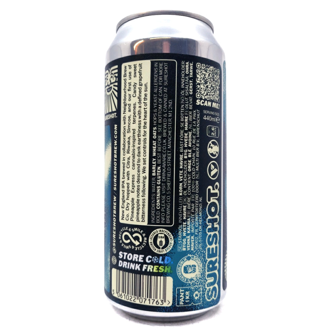 Sureshot x Neighbourhood Brew Co If I Could See All My Friends Tonight New England IPA 6% (440ml can)-Hop Burns & Black
