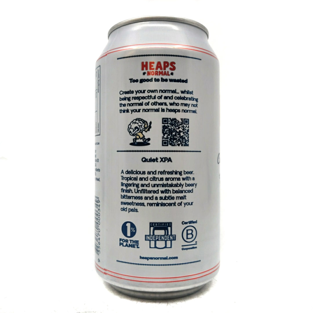 Heaps Normal Quiet XPA Non-Alcoholic Beer 0.5% (375ml can)