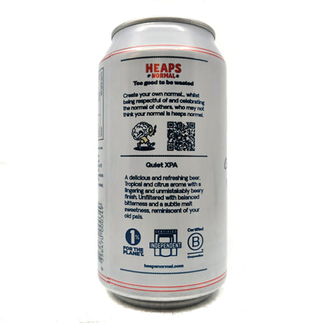 Heaps Normal Quiet XPA Non-Alcoholic Beer 0.5% (375ml can)