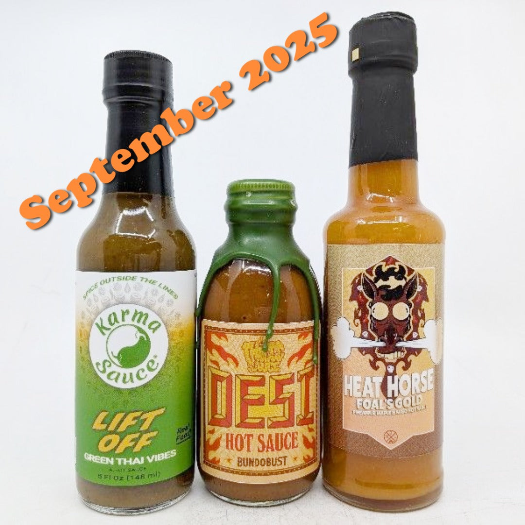 6 month bi-monthly (3 boxes) pre-paid Burns Box GIFT hot sauce subscription-Hop Burns & Black