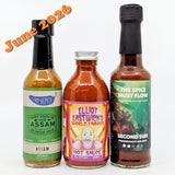 12 month bi-monthly (6 boxes) pre-paid Burns Box GIFT hot sauce subscription-Hop Burns & Black
