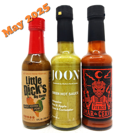 12 month bi-monthly (6 boxes) pre-paid Burns Box GIFT hot sauce subscription-Hop Burns & Black