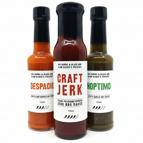 Hop Burns & Black x Slow Richie's Collab Pack (3 sauces)-Hop Burns & Black