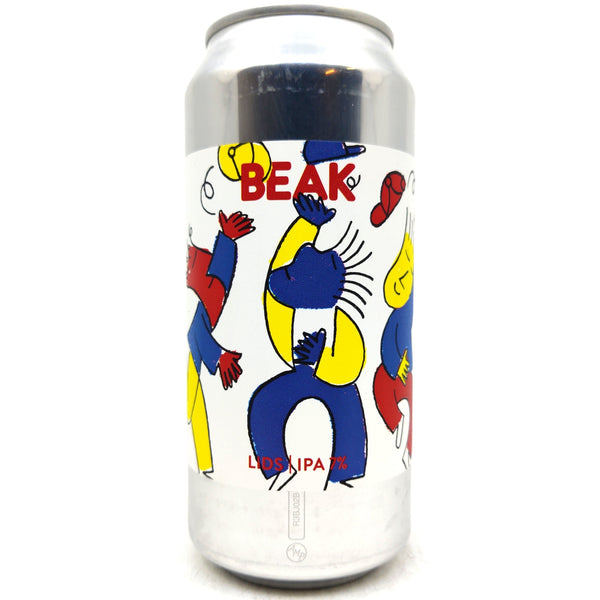Beak Brewery Lids IPA 7% (440ml can)-Hop Burns & Black