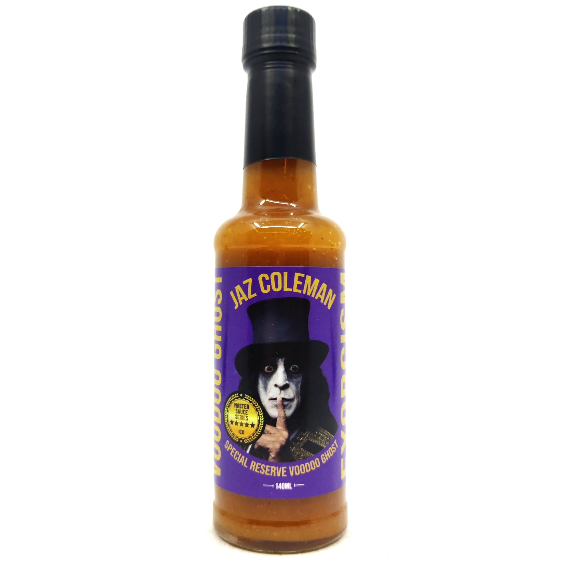 Jaz Coleman Special Reserve Voodoo Ghost Hot Sauce (140ml)-Hop Burns & Black