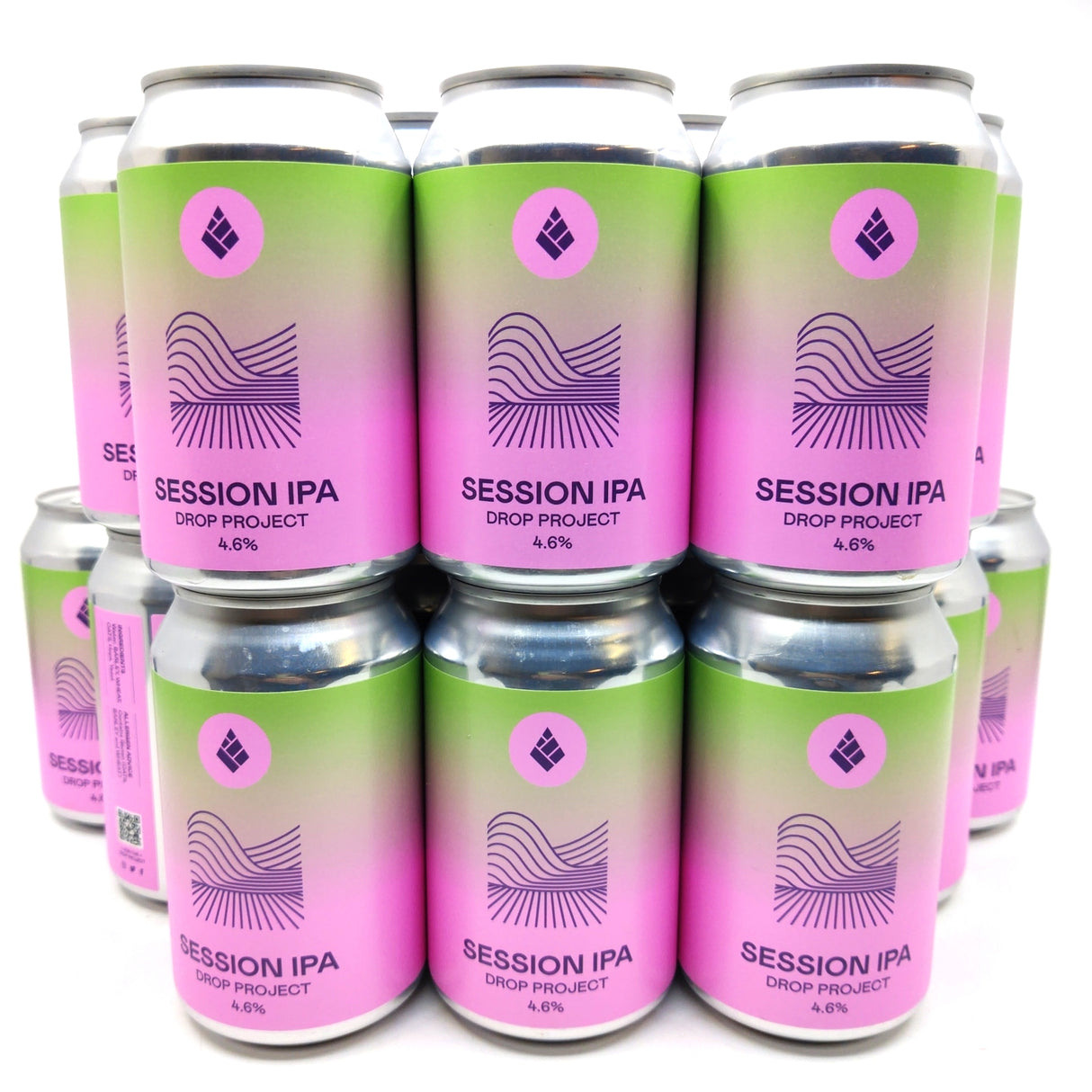Drop Project Session IPA 4.6% CASE (24 x 330ml cans)-Hop Burns & Black