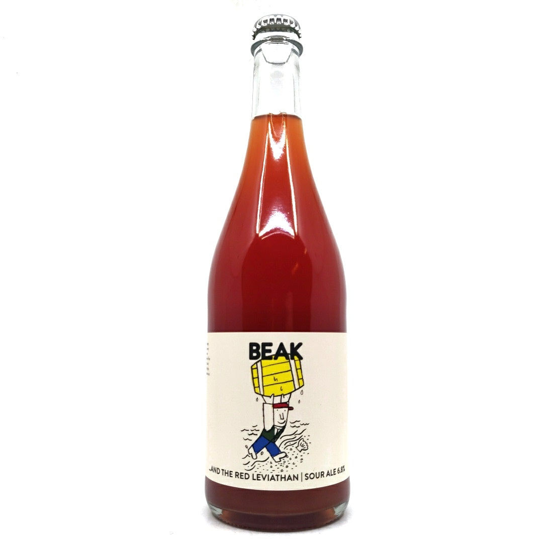 Beak Brewery And The Red Leviathan Sour Ale 6.8% (750ml)-Hop Burns & Black