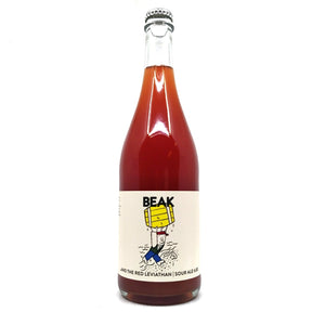 Beak Brewery And The Red Leviathan Sour Ale 6.8% (750ml)-Hop Burns & Black