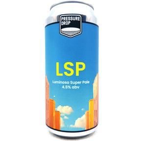 Pressure Drop LSP Luminosa Super Pale 4.5% (440ml can)-Hop Burns & Black
