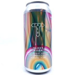 Track Glass Moon West Coast IPA 7.2% (440ml can)-Hop Burns & Black
