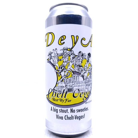 DEYA Chelt Vegas Imperial Stout 12.5% (500ml can)-Hop Burns & Black