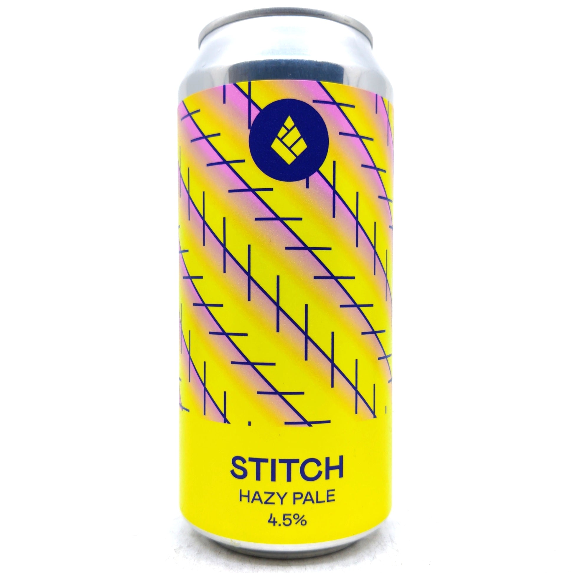 Drop Project Stitch Hazy Pale Ale 4.5% (440ml can)-Hop Burns & Black
