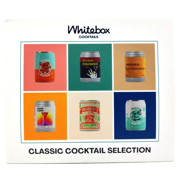 Whitebox Classic Cocktail gift pack (6x100ml cans)-Hop Burns & Black