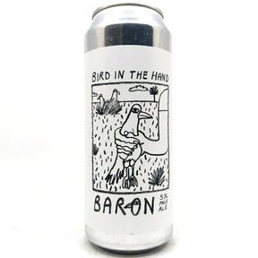 Baron Brewing Bird In The Hand Pale Ale 5% (500ml can)-Hop Burns & Black