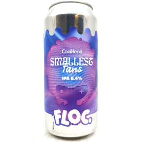 Floc Brewing x Coolhead Smallest Fans 6.4% (440ml can)-Hop Burns & Black