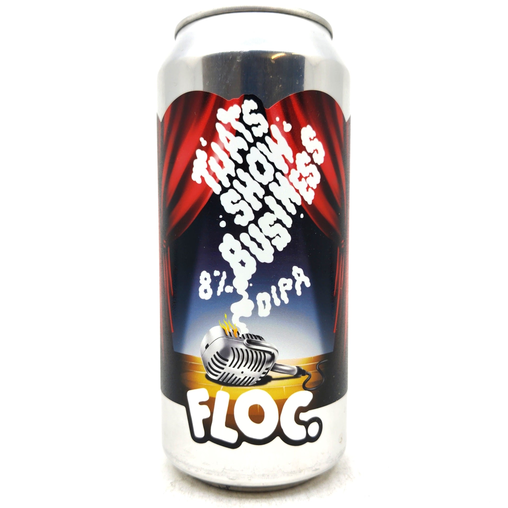 Floc Brewing That's Show Business Double IPA 8% (440ml can)-Hop Burns & Black