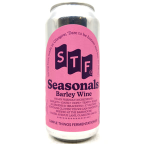 Simple Things Fermentations Barley Wine 8.4% (440ml can)-Hop Burns & Black