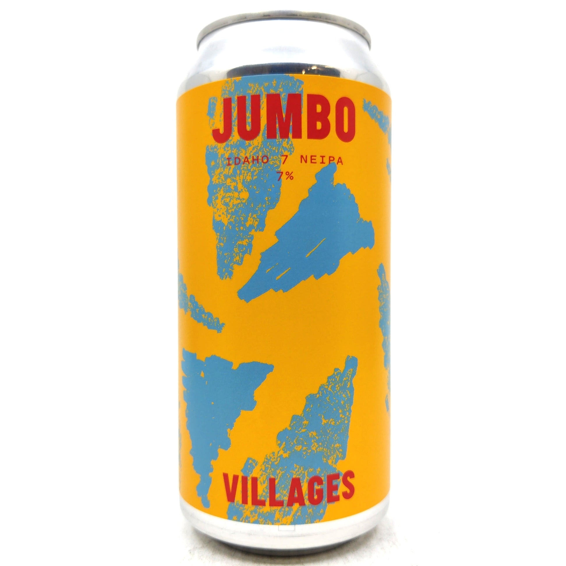 Villages Jumbo Idaho 7 New England IPA 7% (440ml can)-Hop Burns & Black