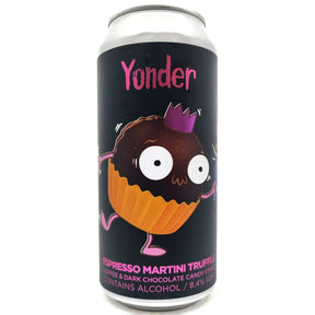 Yonder Espresso Martini Truffle Pastry Stout 8.4% (440ml can)-Hop Burns & Black