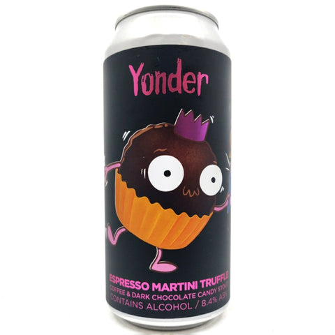 Yonder Espresso Martini Truffle Pastry Stout 8.4% (440ml can)-Hop Burns & Black