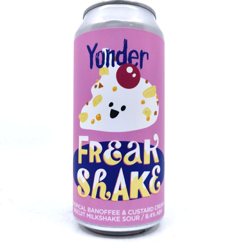 Yonder Tropical Banoffee Freakshake Pastry Sour 8.4% (440ml can)-Hop Burns & Black