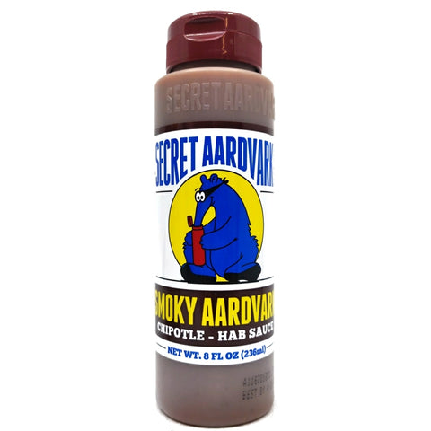 Secret Aardvark Smoky Aardvark Chipotle-Hab Hot Sauce (236ml)-Hop Burns & Black