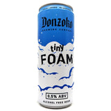 Donzoko Tiny Foam Lager 0.5% (330ml can)-Hop Burns & Black