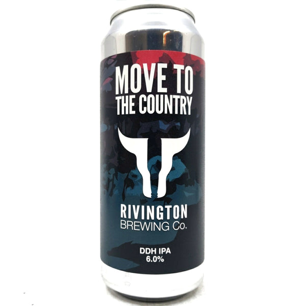 Rivington Move to the Country DDH IPA 6% (500ml can)-Hop Burns & Black