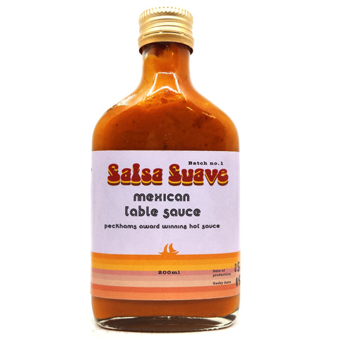 Taquiza Salsa Suave Mexican Table Sauce (200ml)-Hop Burns & Black